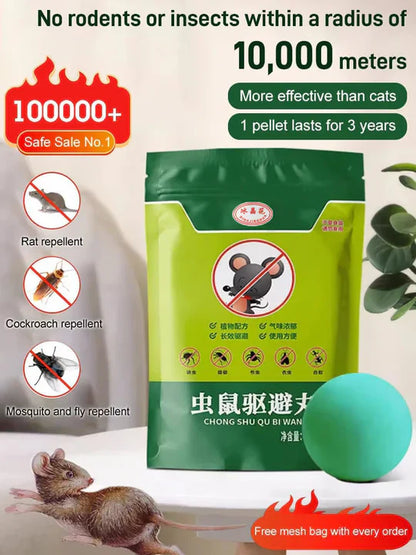 Powerful Rat Repellent Balls | Ultrasonic Rodent Repellant