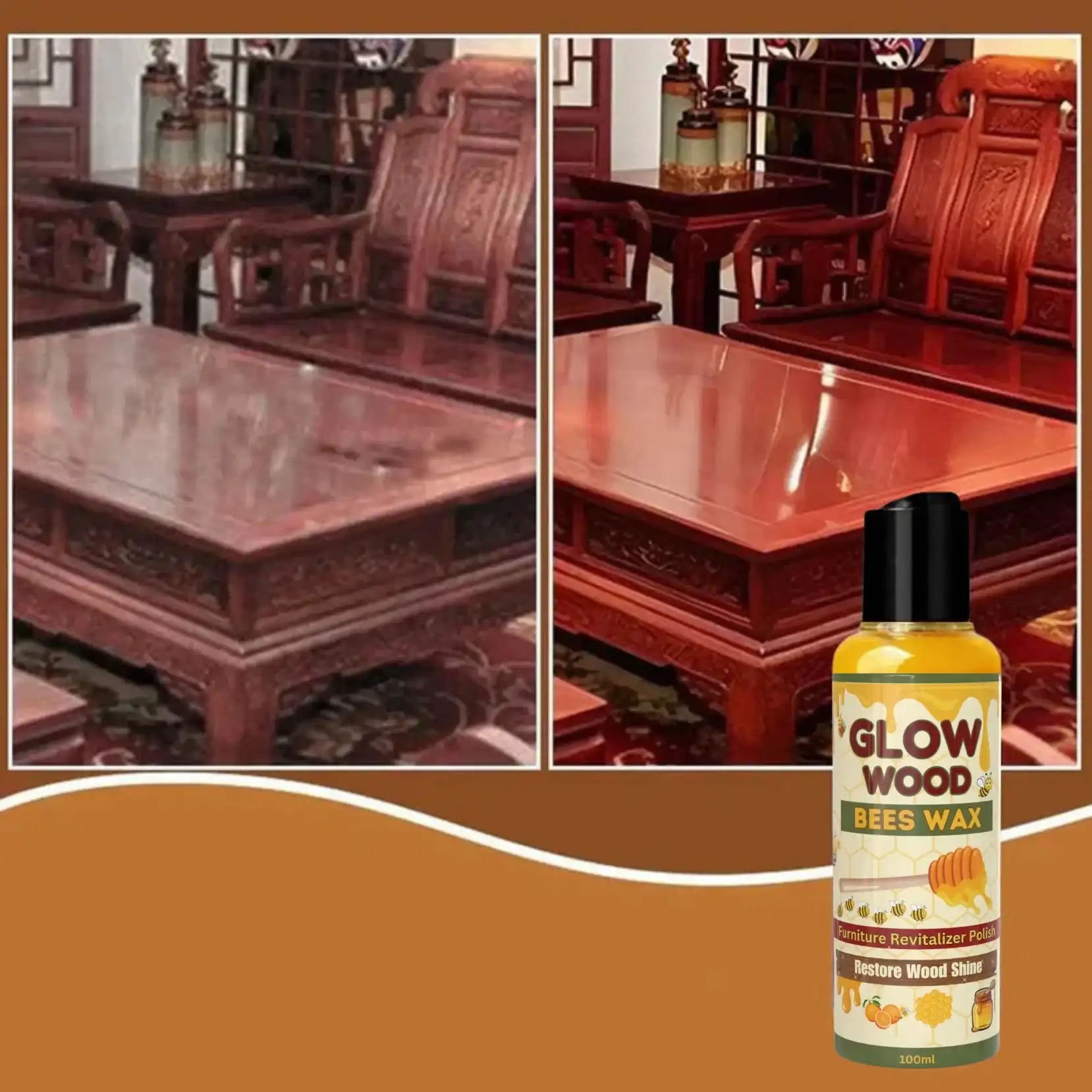 Beewax Wooden Polish Spray | Restore Shine Protect Furniture