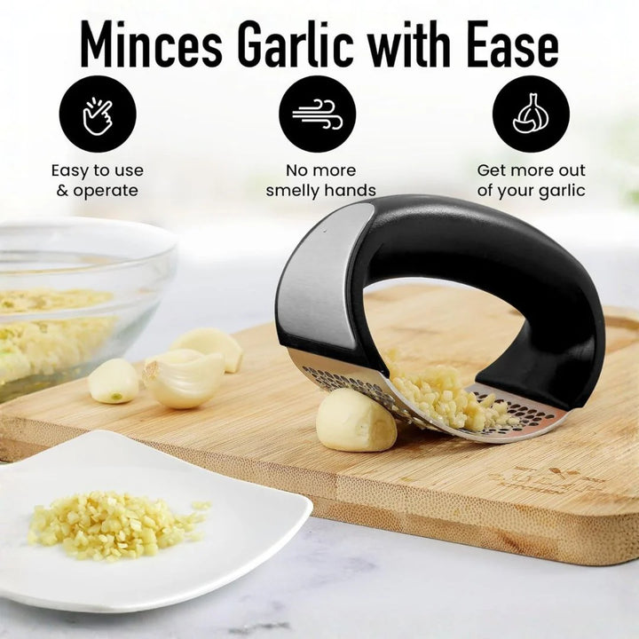 Stainless Steel Garlic Crusher