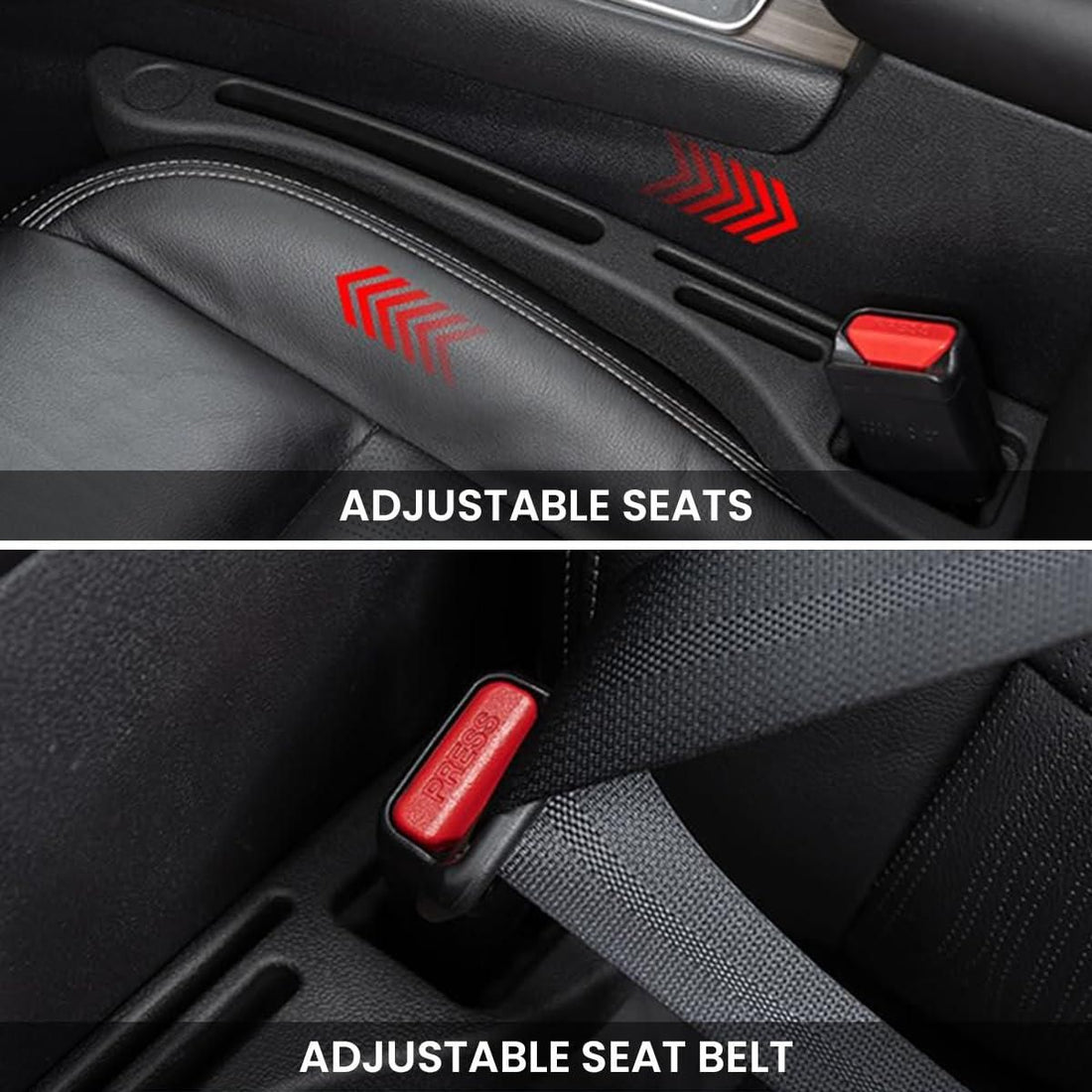 Fillzio Car Seat Gap Filler EVA Car Organizer