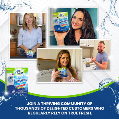 True Fresh Washing Machine Cleaner Tablets 25 Pack - Washer Cleaner - For Front and Top Loader