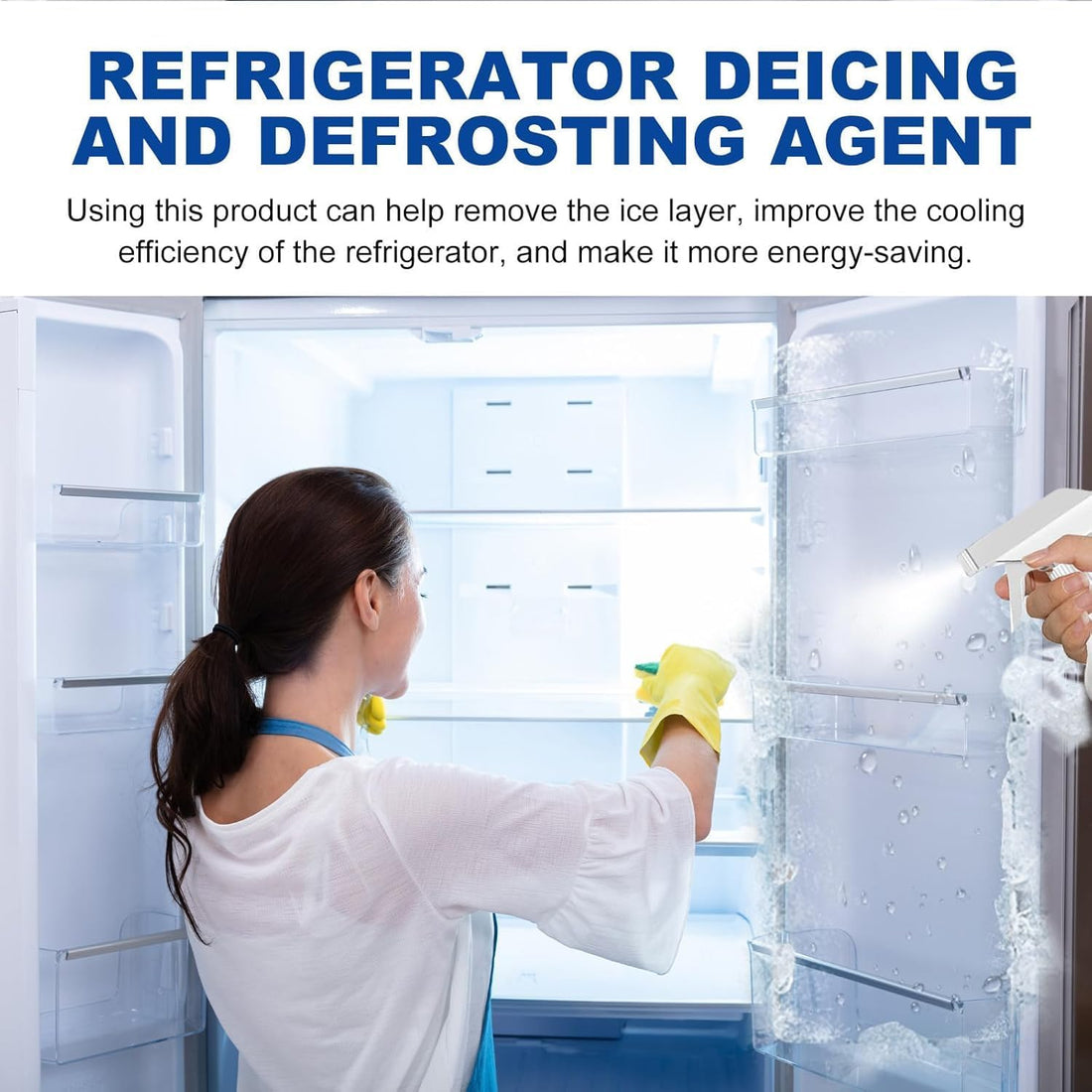 Refrigerator Defrosting Spray | Fast Ice Melt & Deicing Formula