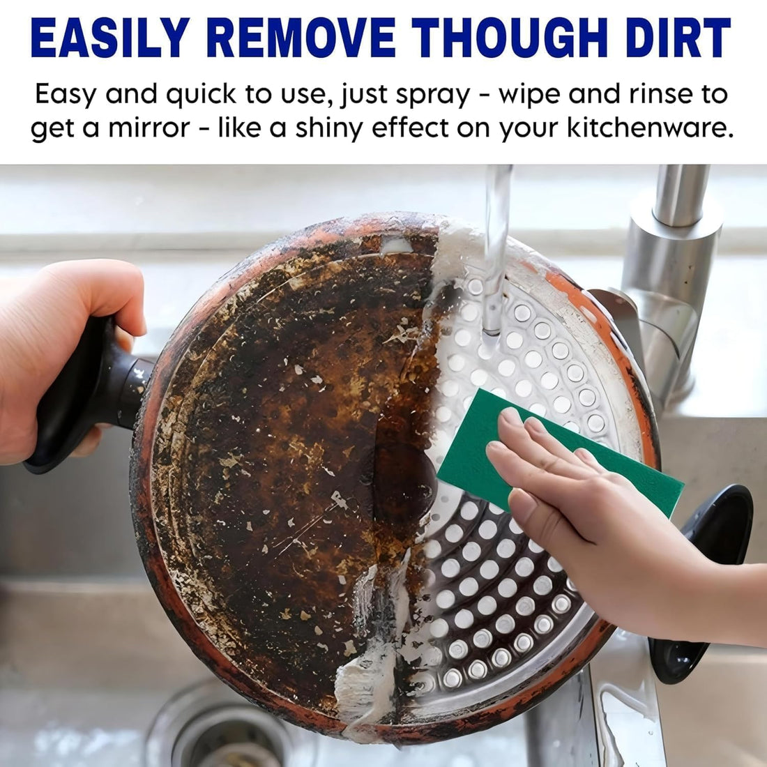 Multipurpose Bubble Foam Kitchen Cleaner Spray | Oil & Grease Stain Remover