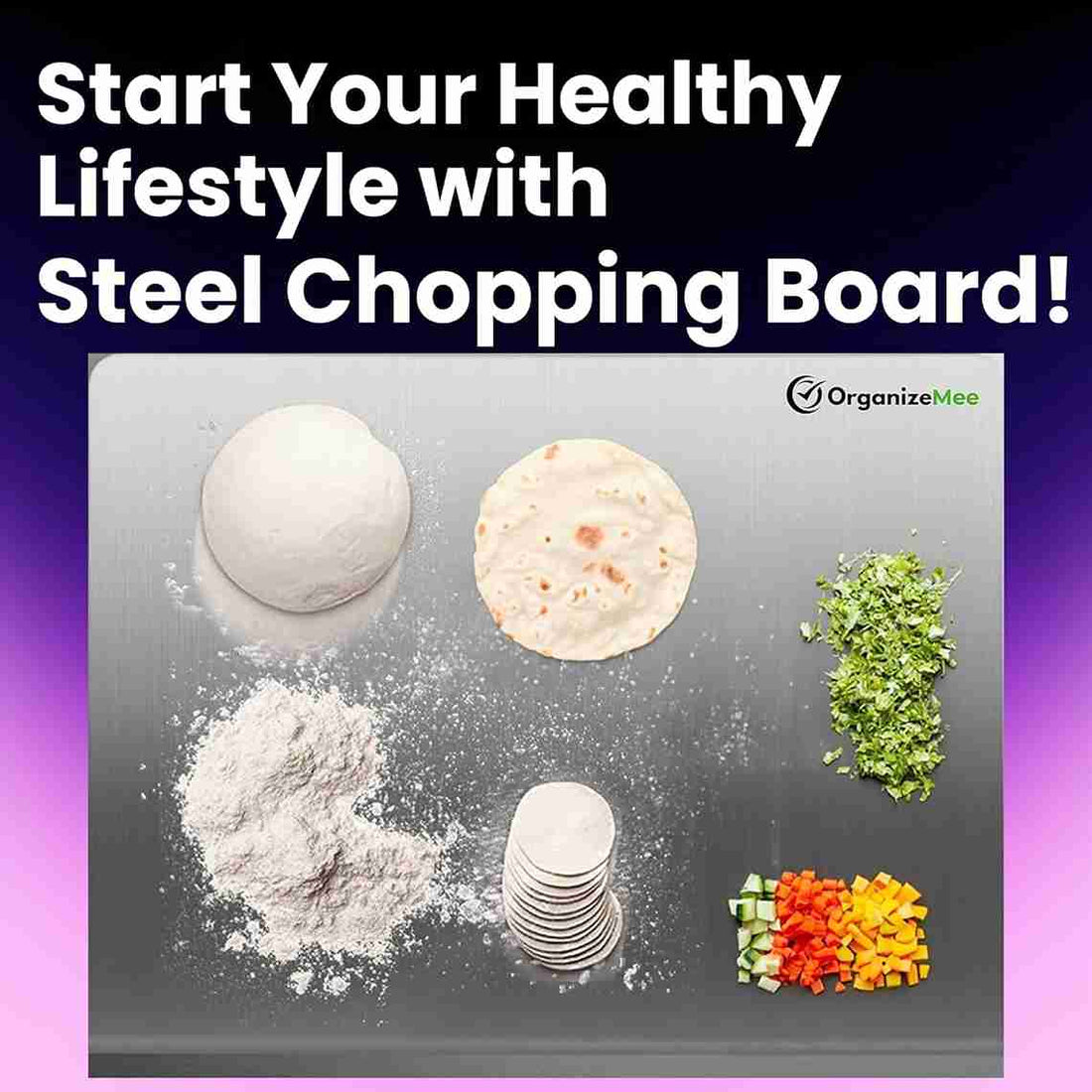Premium Stainless Steel Kitchen Chopping Board