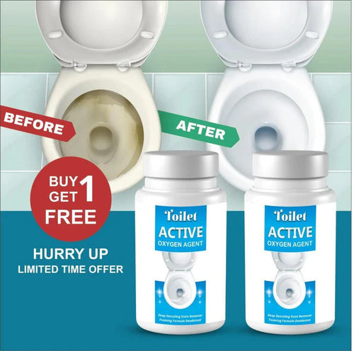 Powerful Toilet Cleaner Active Oxygen Agent