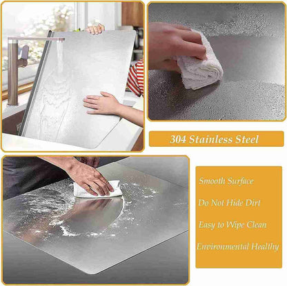 Premium Stainless Steel Kitchen Chopping Board