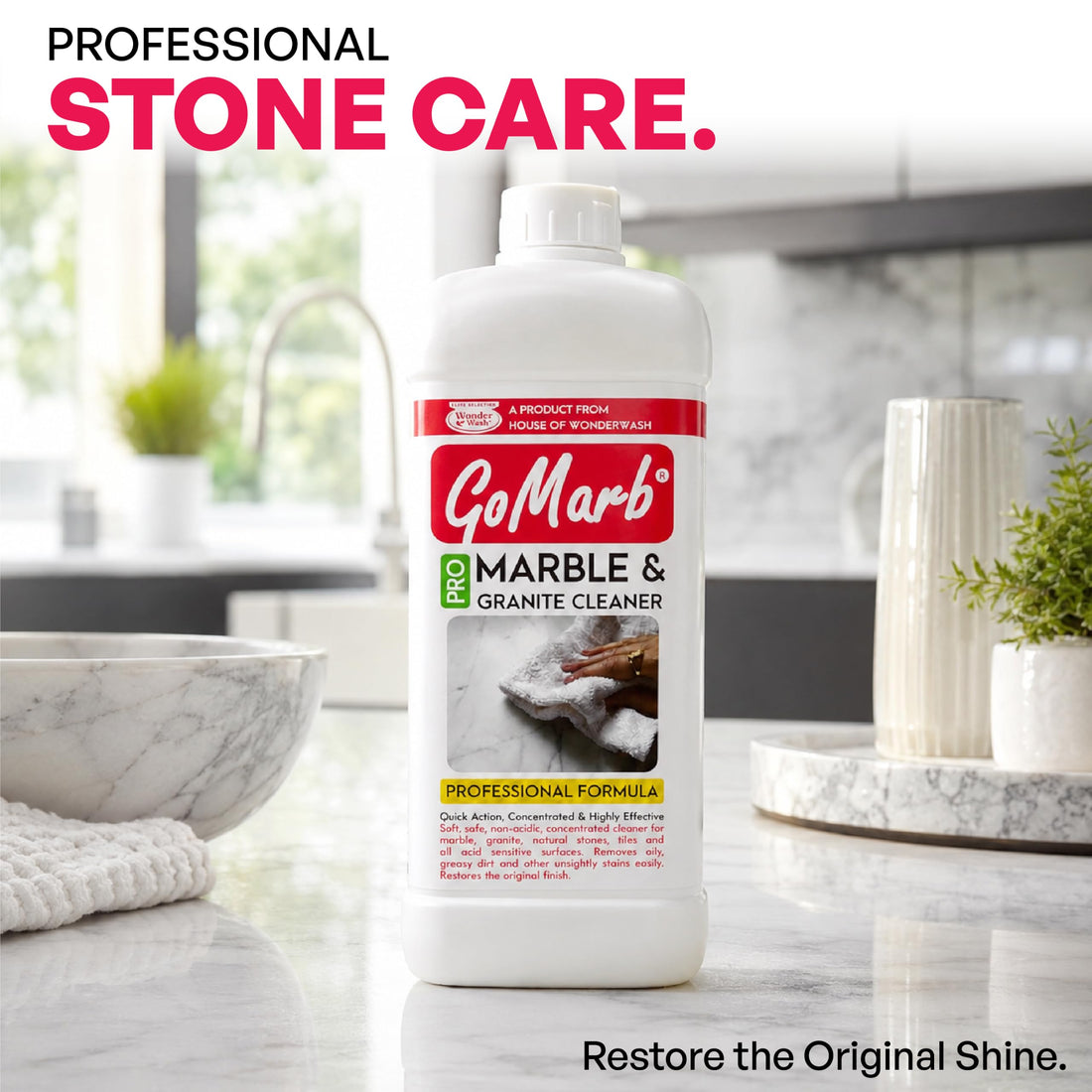Pro Marble & Granite Cleaner Concentrated