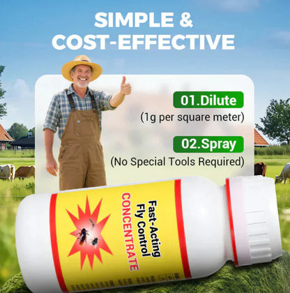 Fast Acting Fly Control Concentrate – (Pack of 2)