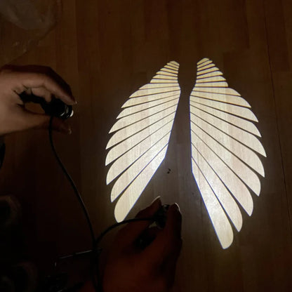 Motorcycle Projector Lights with Angel Wing Light Waterproof