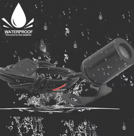 Motorcycle Projector Lights with Angel Wing Light Waterproof
