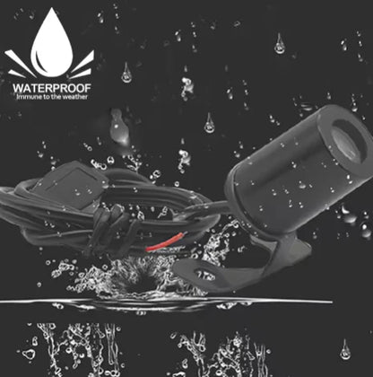 Motorcycle Projector Lights with Angel Wing Light Waterproof