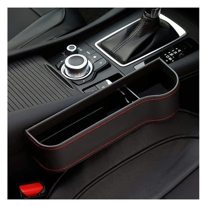 Seat Pockets Pu Leather Car Console Side Organizer