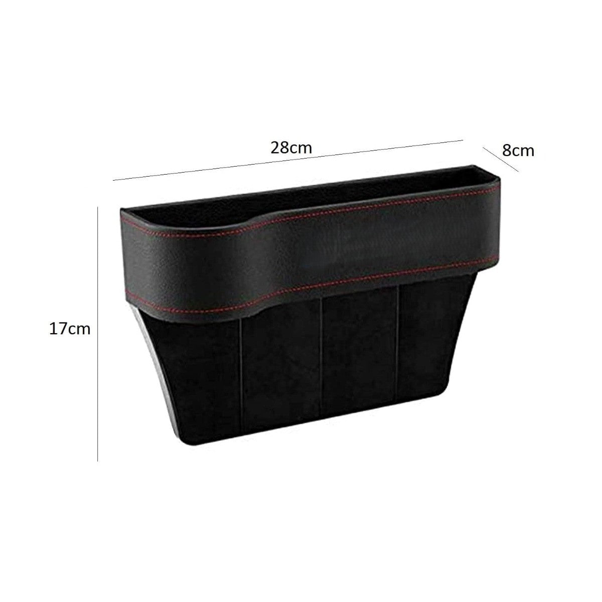 Seat Pockets Pu Leather Car Console Side Organizer