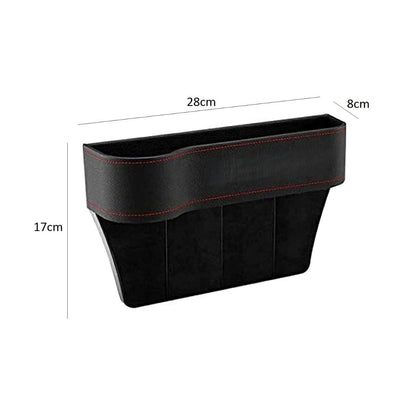Seat Pockets Pu Leather Car Console Side Organizer
