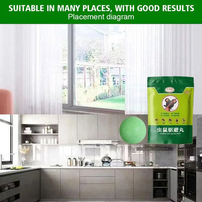Powerful Rat Repellent Balls | Ultrasonic Rodent Repellant