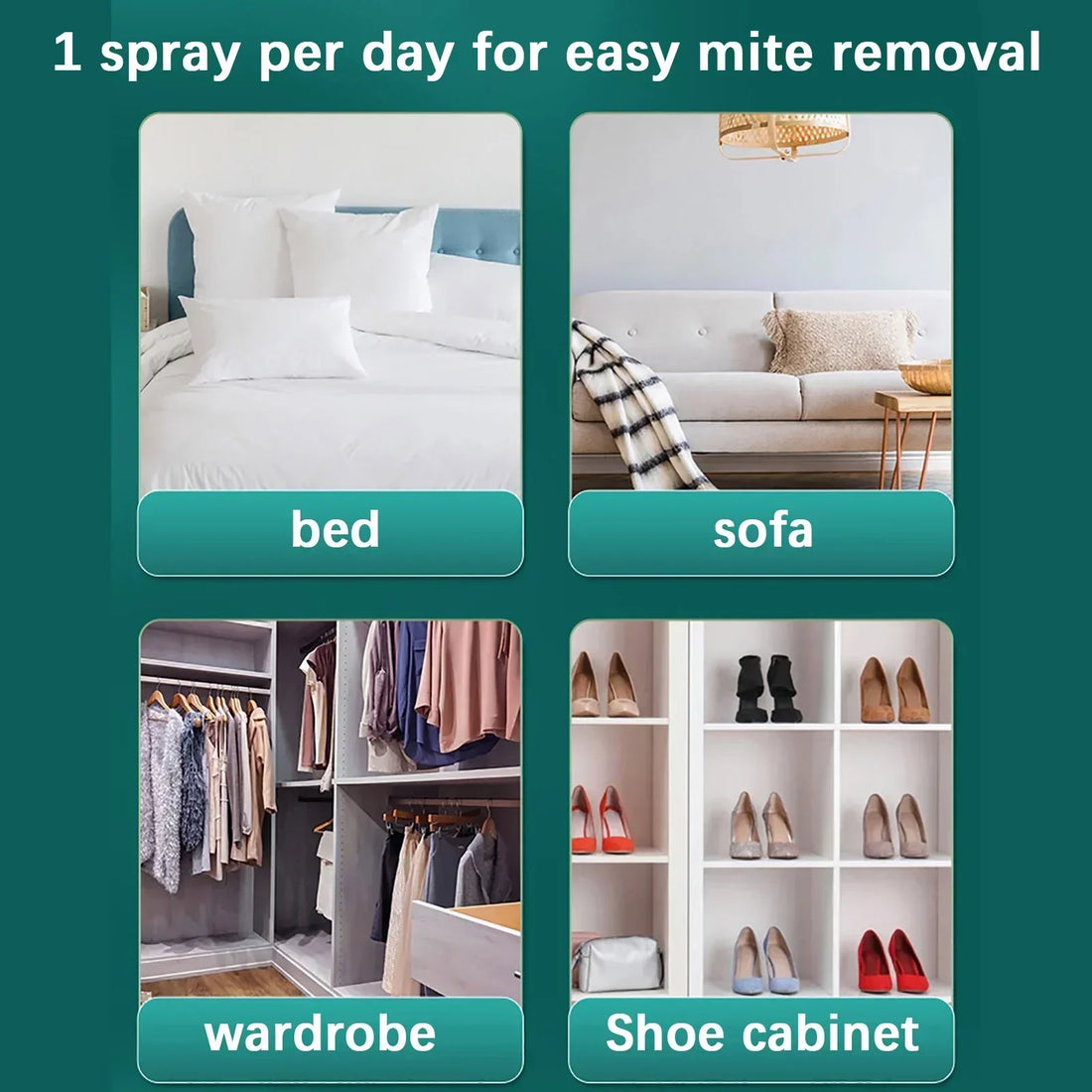 Powerful Mite Removal Spray – Effective Solution for a Clean, Mite-Free Home 🧴🪲
