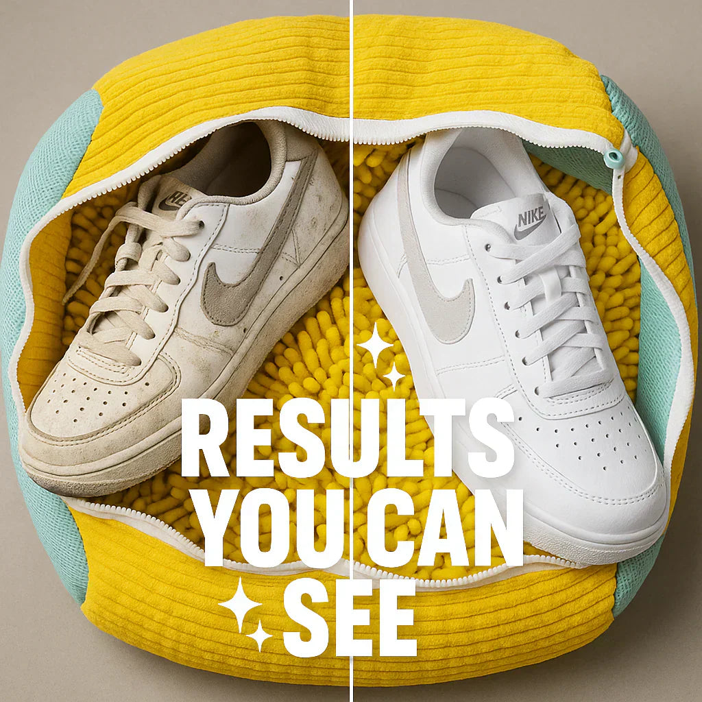 EazyWash - Shoe Cleaning Bag | At Home Deep Cleaning | Works with ALL Washing Machine
