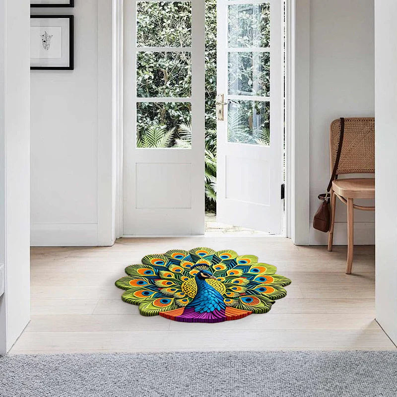 Quick-Dry Non-Slip Peacock Mat |⏳Time-Limited Special⏰