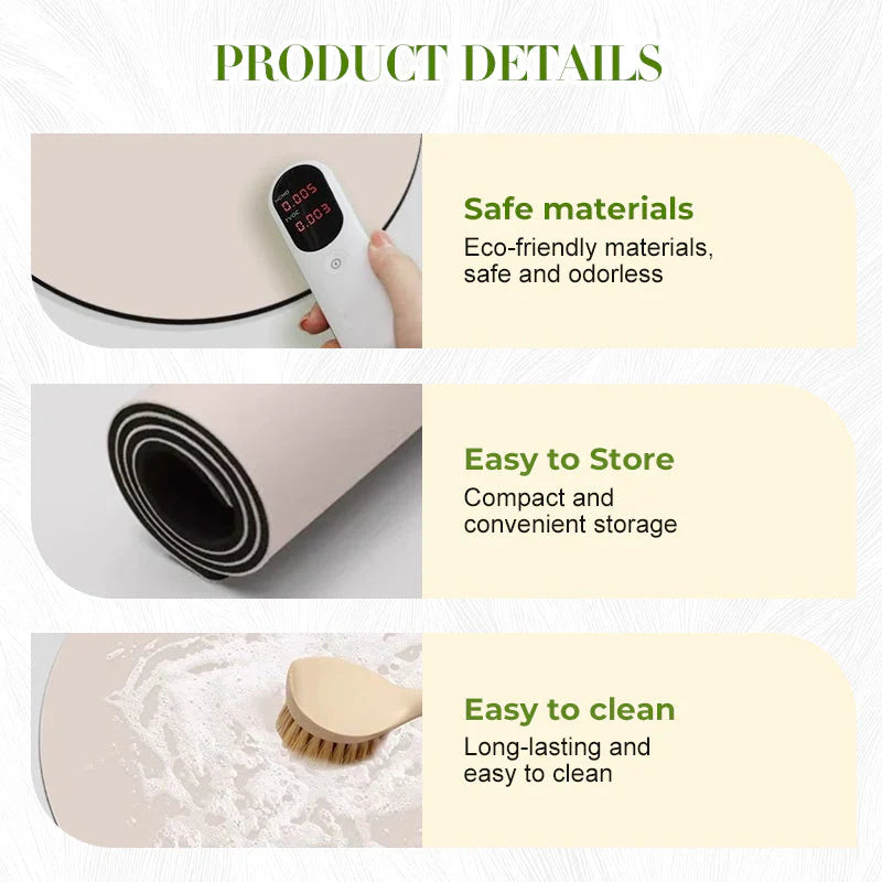 Quick-Dry Non-Slip Peacock Mat |⏳Time-Limited Special⏰