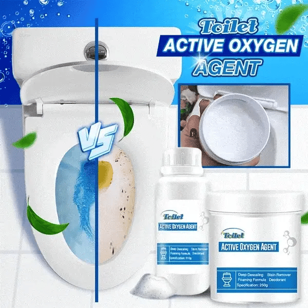 Powerful Toilet Cleaner Active Oxygen Agent