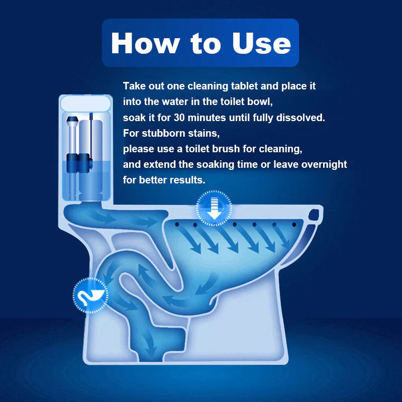 Toilet Deodorizer Bathroom Cleaner Tablet 😍